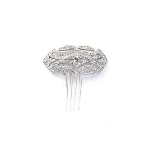 1920s vintage style brooch bridal hair comb CA040 Art Deco wedding accessories