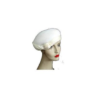 1940s cream/ivory hat AZ039