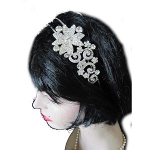 40's Floral fayre vintage style bridal hairband BD043 bridal hair accessories
