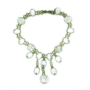 60s crystal cascade vintage necklace AF179