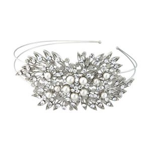 'AMORE' vintage inspired bridal headband BD024 wedding hair accessories
