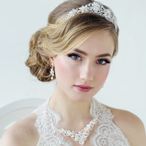 'Adelina' freshwater pearl bridal tiara