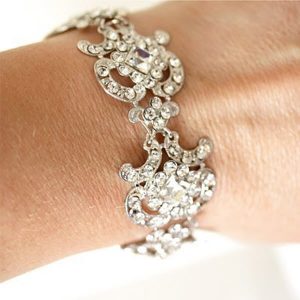 'All that Jazz' crystal bridal bracelet B086