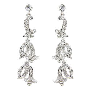 'Bluebell' vintage inspired wedding bridal earrings