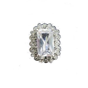 Clear crystal cocktail ring BN017 bridal accessories
