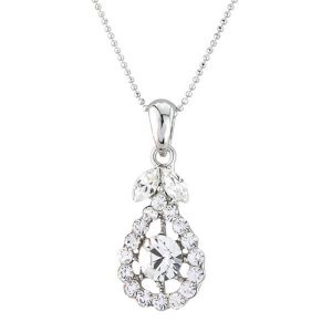 Crystal Glamour vintage style wedding bridal necklace CE057