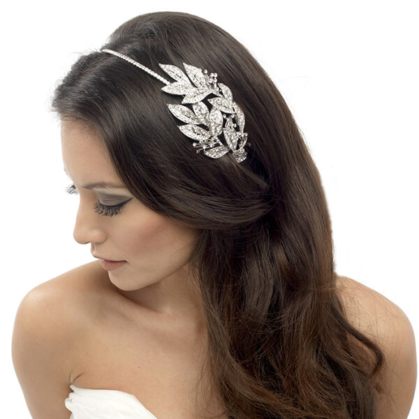 Diana' Grecian vintage style wedding headbands BD075 bridal hair accessories  - Vintage Bridal Accessories