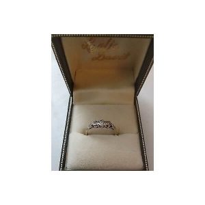 'Elena' vintage 18ct gold diamond engagement ring