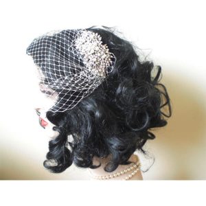 Ivory wedding Birdcage Veil BF015 Bridal Hair Accessories