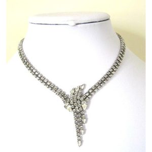 'Nel' 1940s vintage bridal necklace