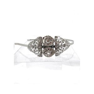 'Rhianna' Art Deco style wedding bridal headband hairband