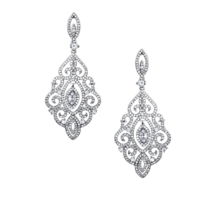 Divine Diva vintage wedding earrings